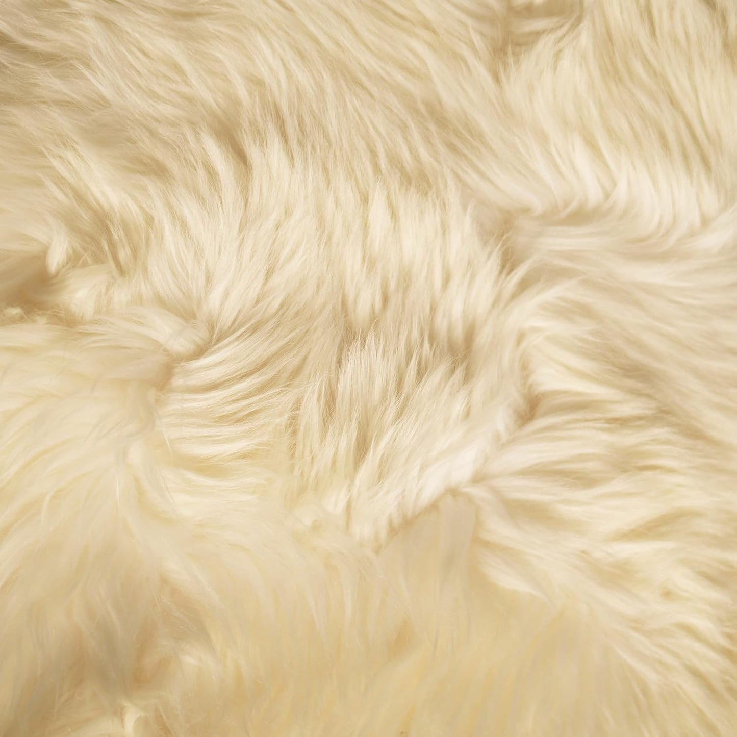 FOTA 100% Genuine Sheep Skin Rug - Natural Lambskin Fur Area Rug - Ideal for Kids Bedroom, Sofa and Living Rooms - Luxury Six Pelt - Variation