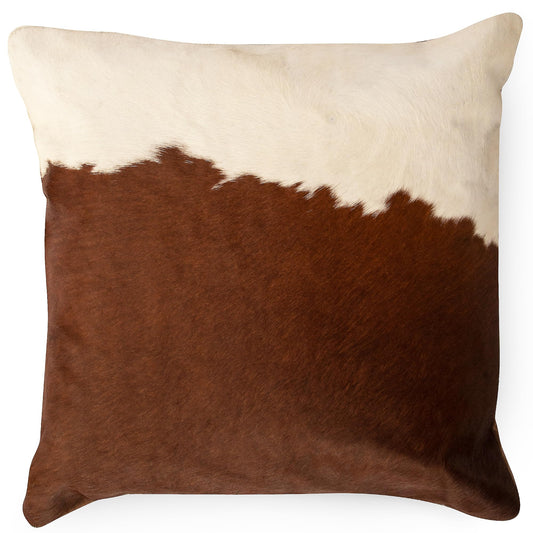 FOTA Genuine Premium Argentine Patagonia Cowhide Pillow Cover - Spotted Hide - Decorative Cushion Cover for Western Home Decor - One Side Case Pillows